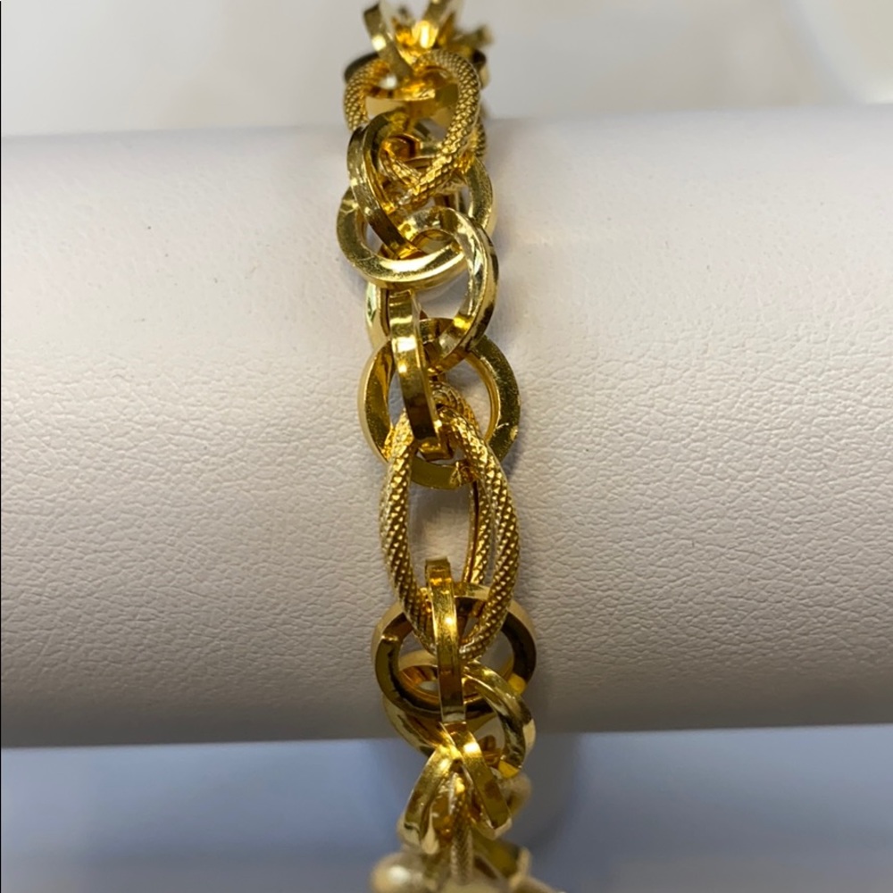 NEW 21K Solid Yellow Gold Bracelet